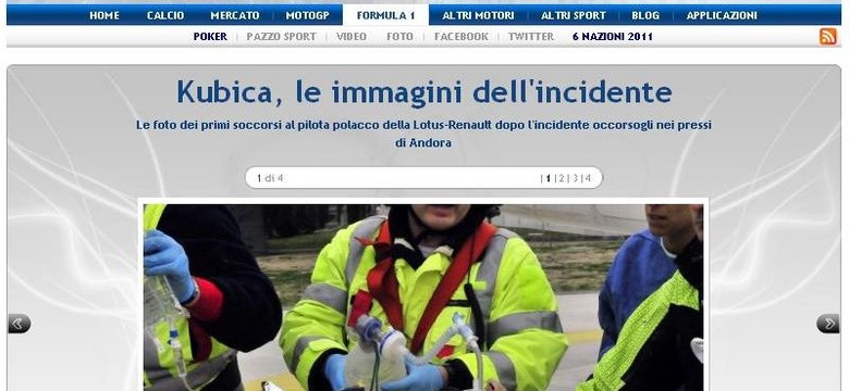 Lekarze ratują rękę Kubicy