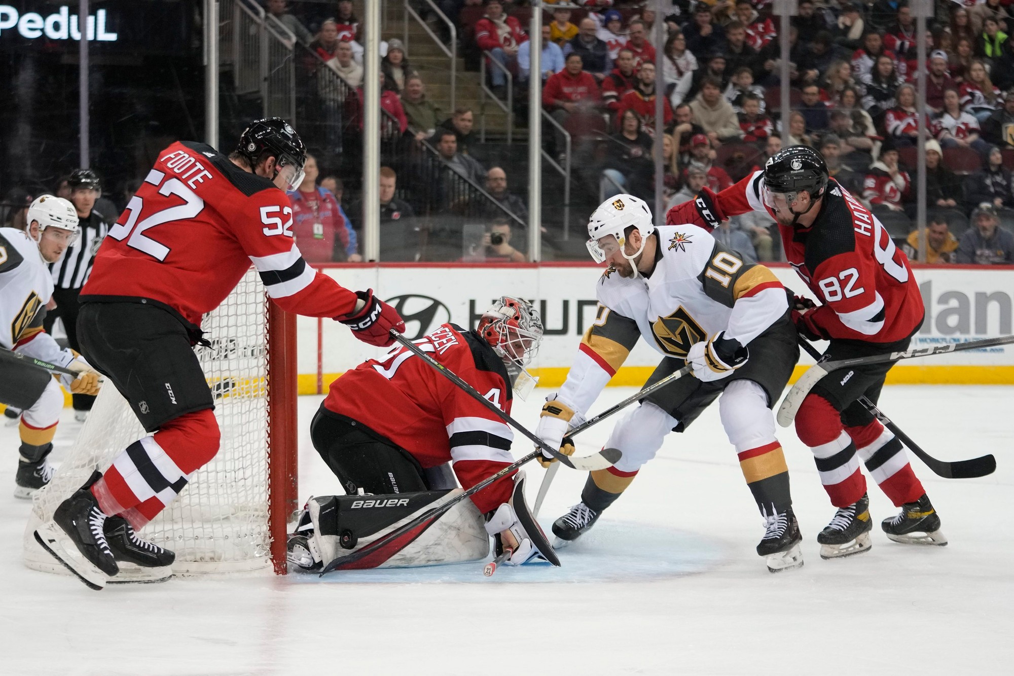Zápas NHL: New Jersey Devils - Vegas Golden Knights.