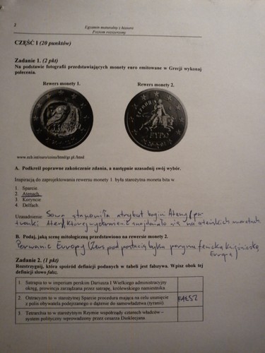 Matura z historii - odpowiedzi do zadań z poziomu rozszerzonego