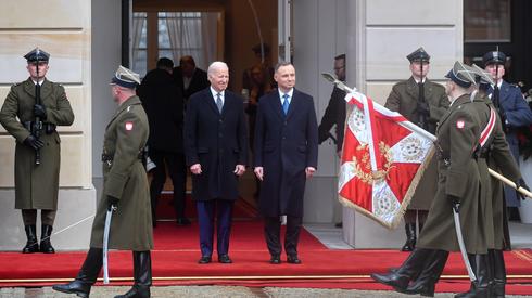 Zdjęcie ze spotkania Joego Bidena i Andrzeja Dudy (PAP)