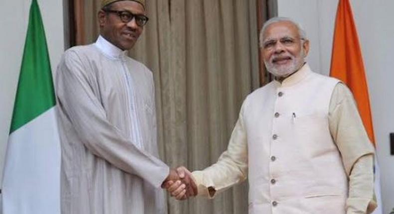 President Buhari and Prime Minister, Narendra