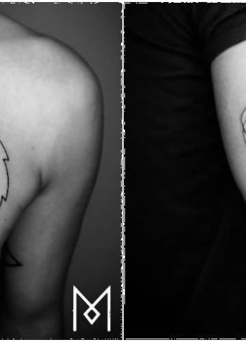 Niesamowite tatuaże wykonane jedną linią [garść inspiracji] | Ofeminin