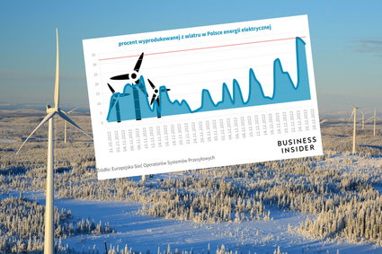 Natura przyszła nam z pomocą. Rekordy wiatraków w energetyce i to akurat po awarii Kozienic