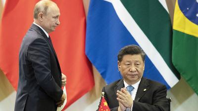 Władimir Putin i Xi Jinping 