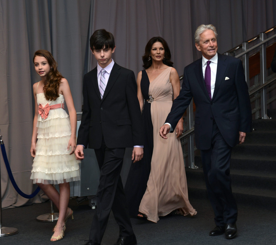 Michael Douglas, Catherina Zeta-Jones, Carys i Dylan