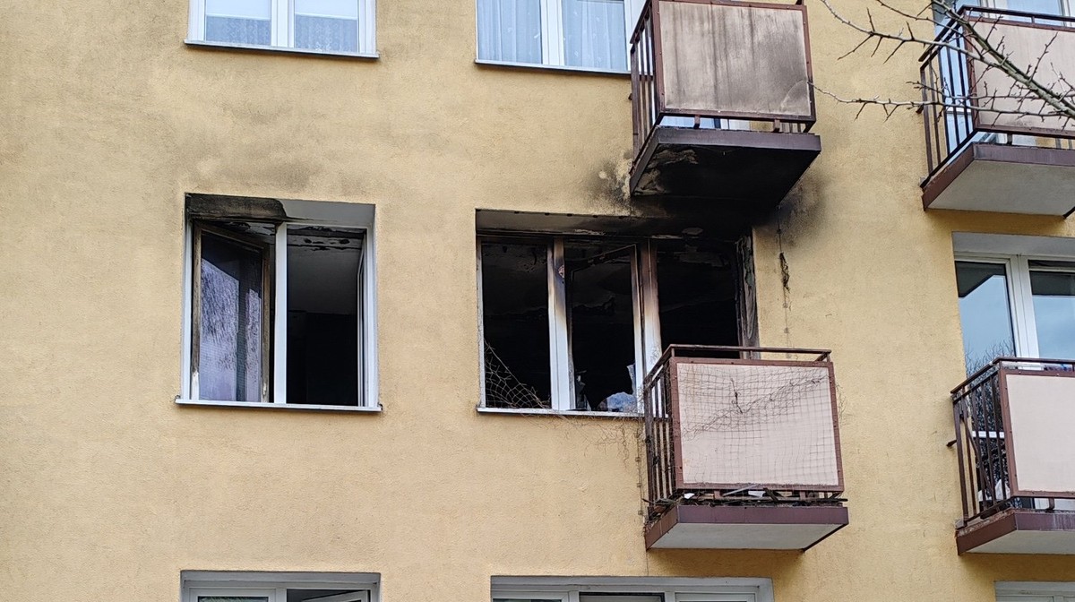 Zdjęcie, towarzyszące zbiórce po pożarze w Wawrze