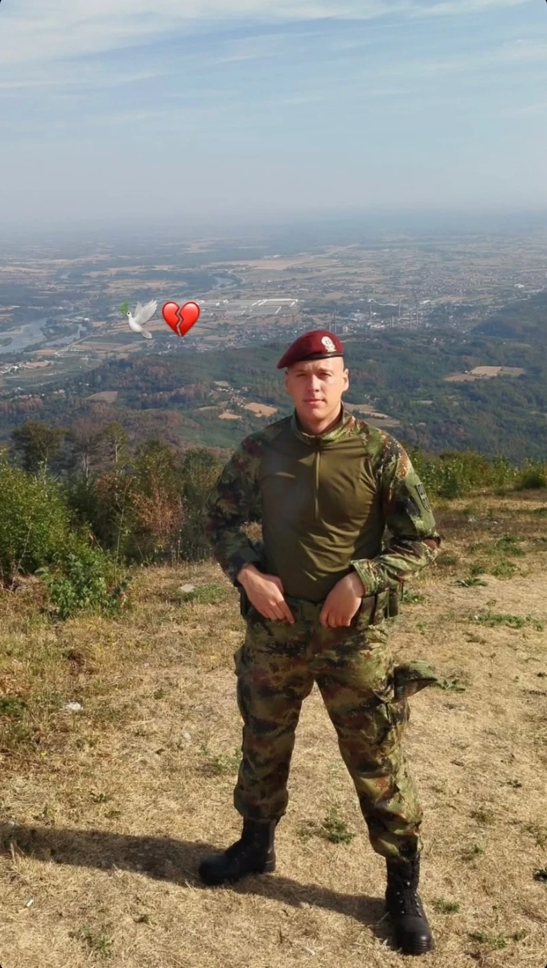 Luka Stojanović, nastradali desetar 63.padobranske brigade iz Niša