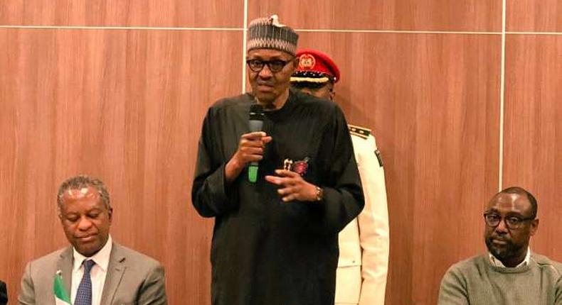 Nigeria's president Muhammadu Buhari insists he is not a clone while addressing a town hall event with the Nigerian community in Poland on Sunday, December 2, 2018