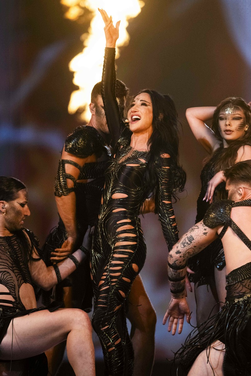 Justyna Steczkowska podczas próby przed Eurowizją 2025