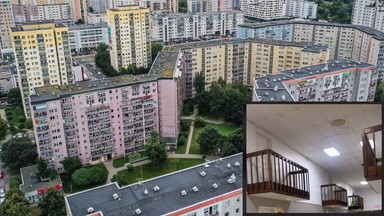 Balkon z widokiem na korytarz. "Co to za dziwactwo?!"