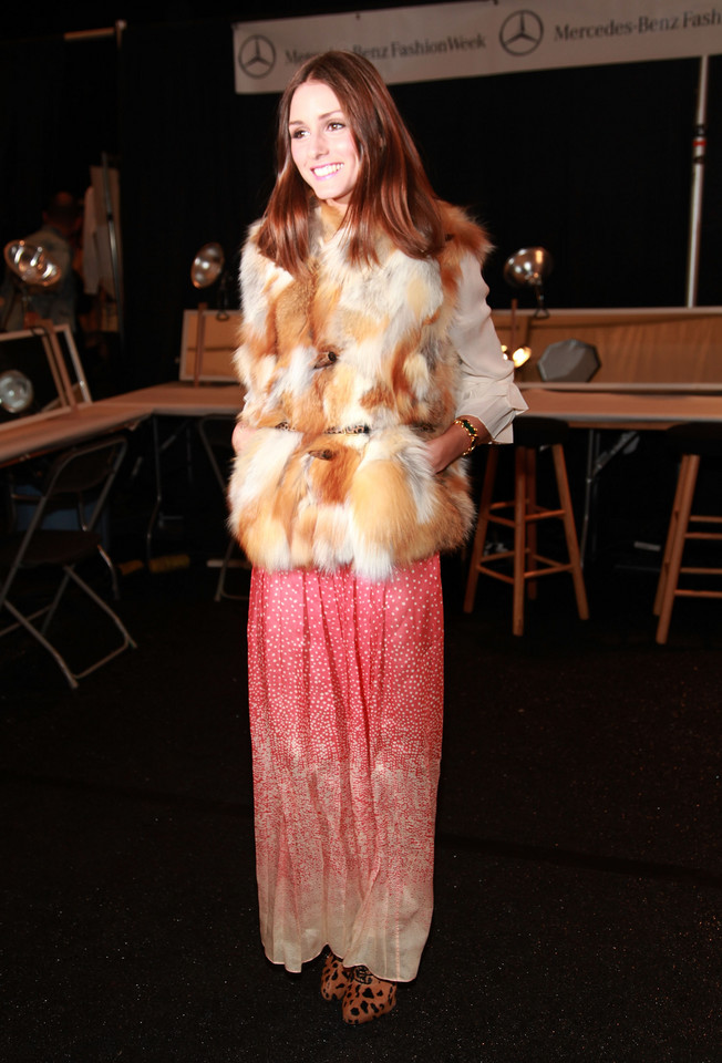 Olivia Palermo na pokazie Tibi podczas NY Fashion Week