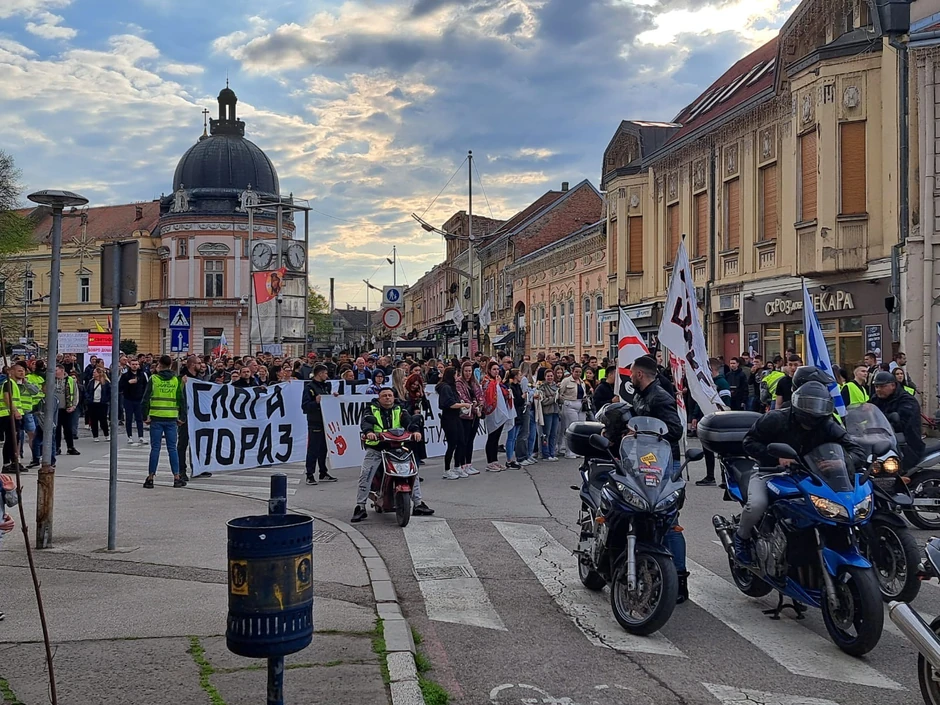 Protest u Sremskoj Mitrovici