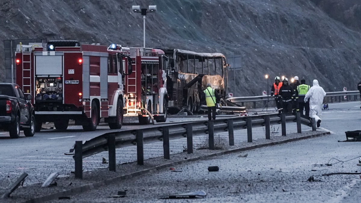 Autobus se prevrnuo u Bugarskoj, ilustracija
