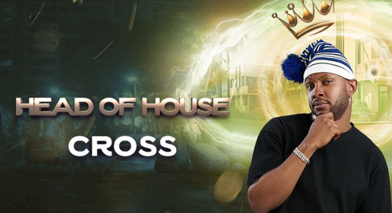 Cross emerges as the final Head of House on BBNaija All Stars. [Twitter/ Big Brother Naija]