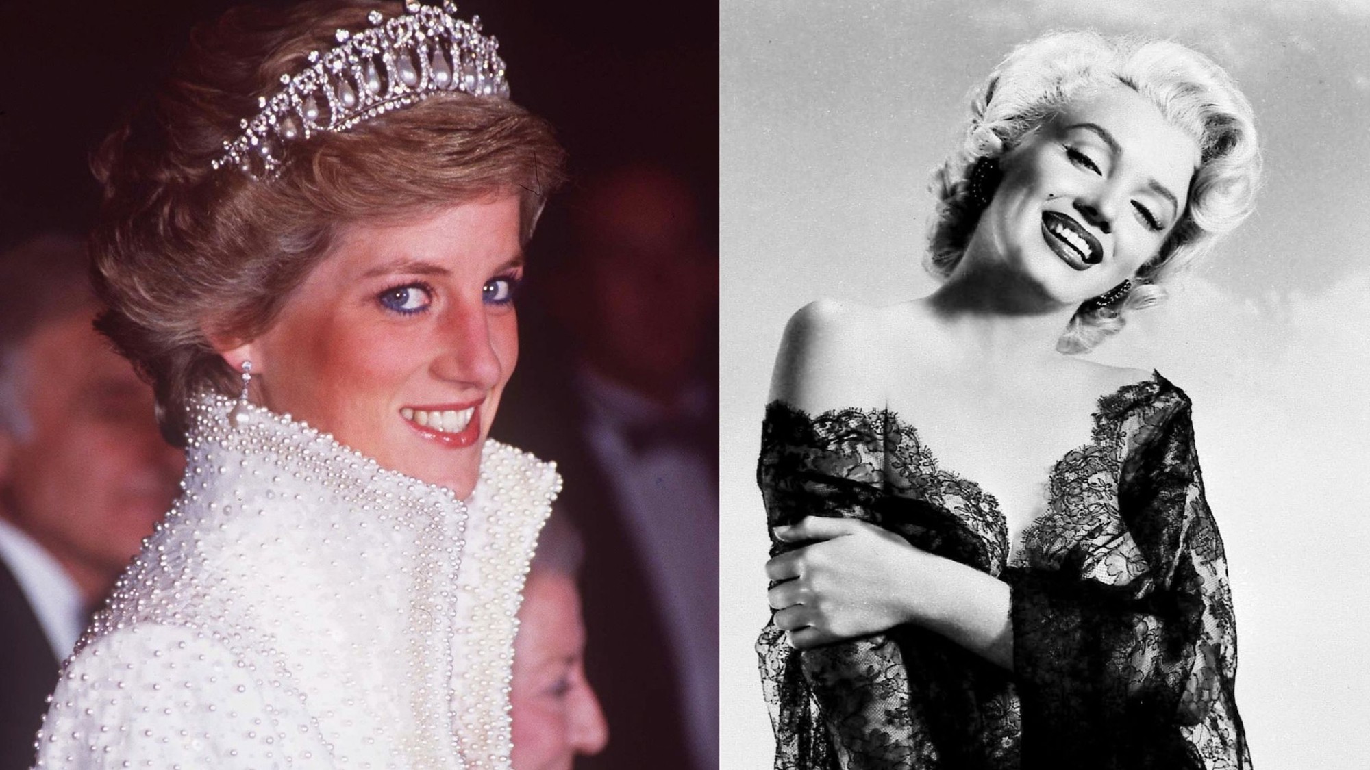 Princezná Diana, Marilyn Monroe