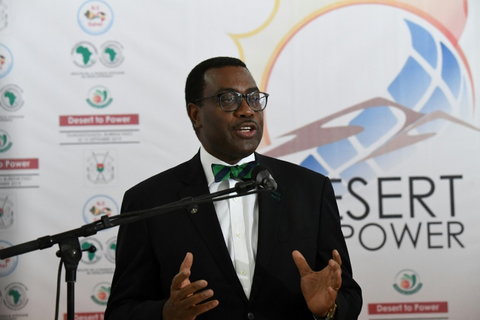 Akinwumi Adesina is currently serving a second five-year term as AfDB President [AFP]
