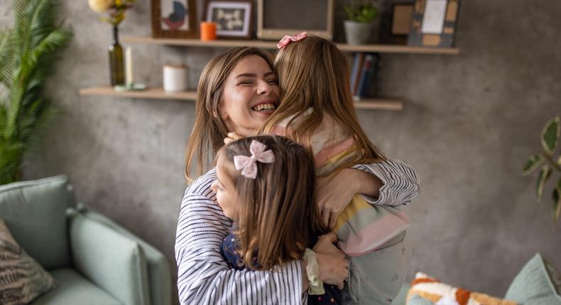 The author (not pictured) has been a stay-at-home mom for four years but soon, both of her daughters will be in preschool.Getty Images