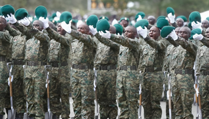 NYS receruits in a parade
