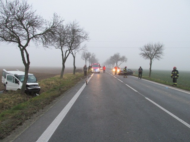 Wypadek w okolicach Brzegu