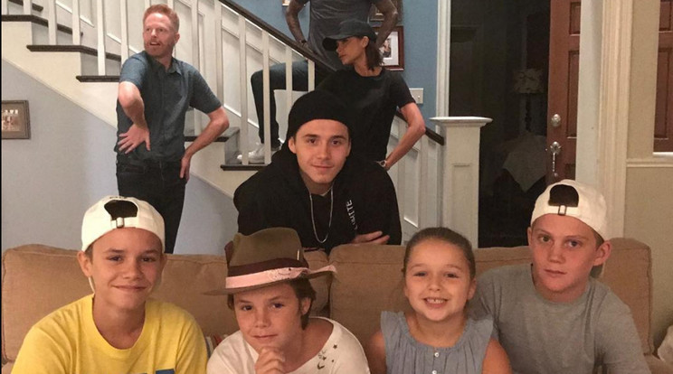A Modern család kulisszái között 
jártak Beckhamék/Fotó:Instagram