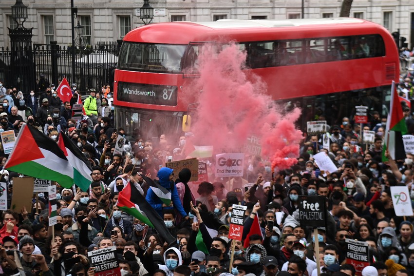Protest u Londonu zbog konflikta na Bliskom istoku