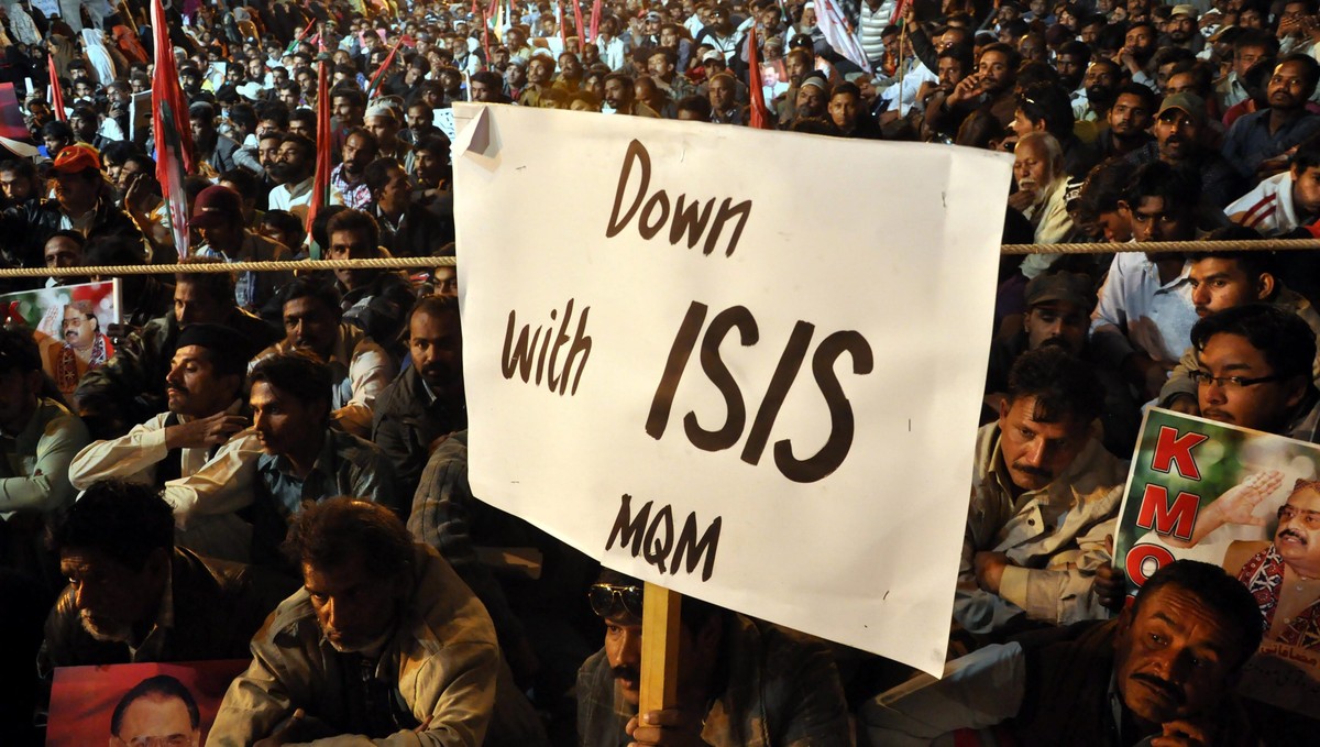 Protesty przeciw talibom