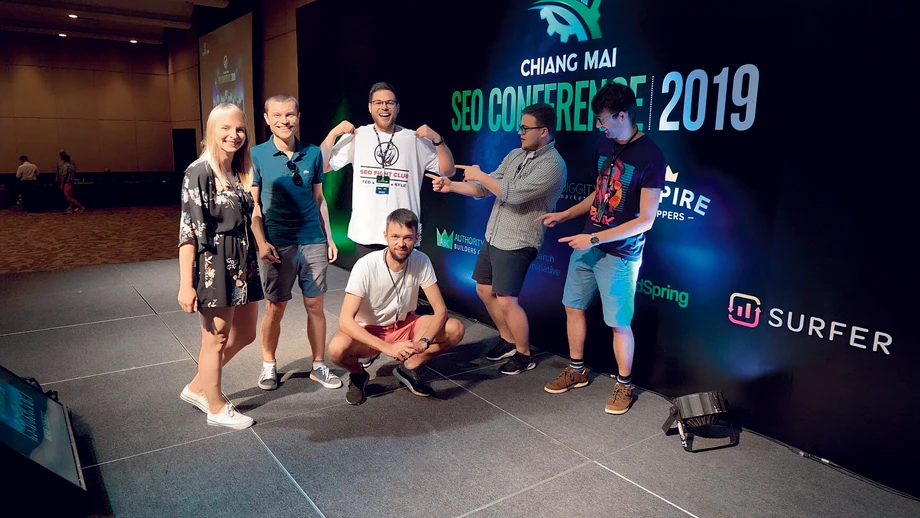 Chiang Mai SEO Conference 2019 był jednym z przełomowych momentów w historii Surfera. Spółka zachwyciła swoim produktem przedstawicieli branży SEO z całego świata.