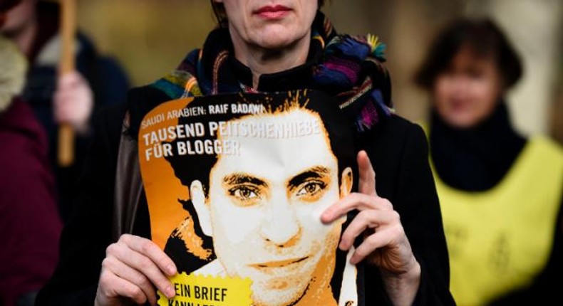 Saudi blogger Raif Badawi wins EU's Sakharov rights prize