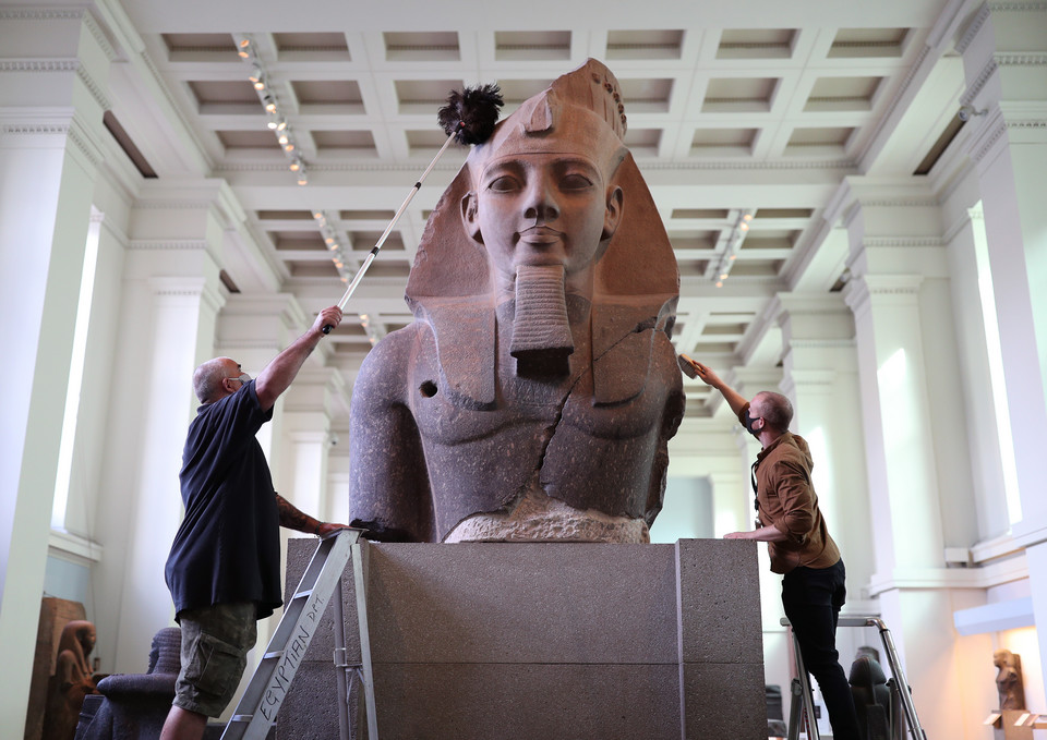 Wielkie sprzątanie w Muzeum Brytyjskim. Wkrótce otwarcie po ponad 150 dniach zamknięcia