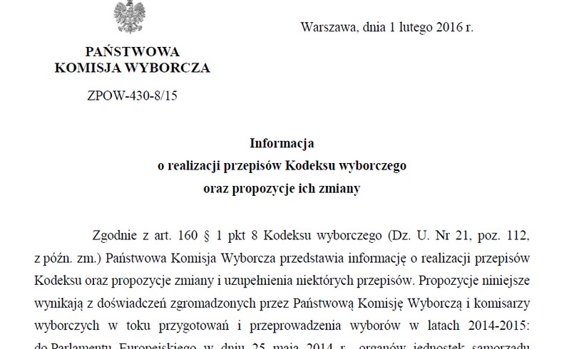 Likwidacja ciszy wyborczej? PKW publikuje propozycje zmian