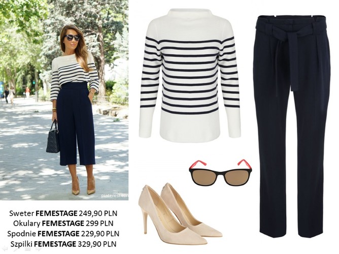 STYLIZACJE marynarskie na lato 2017