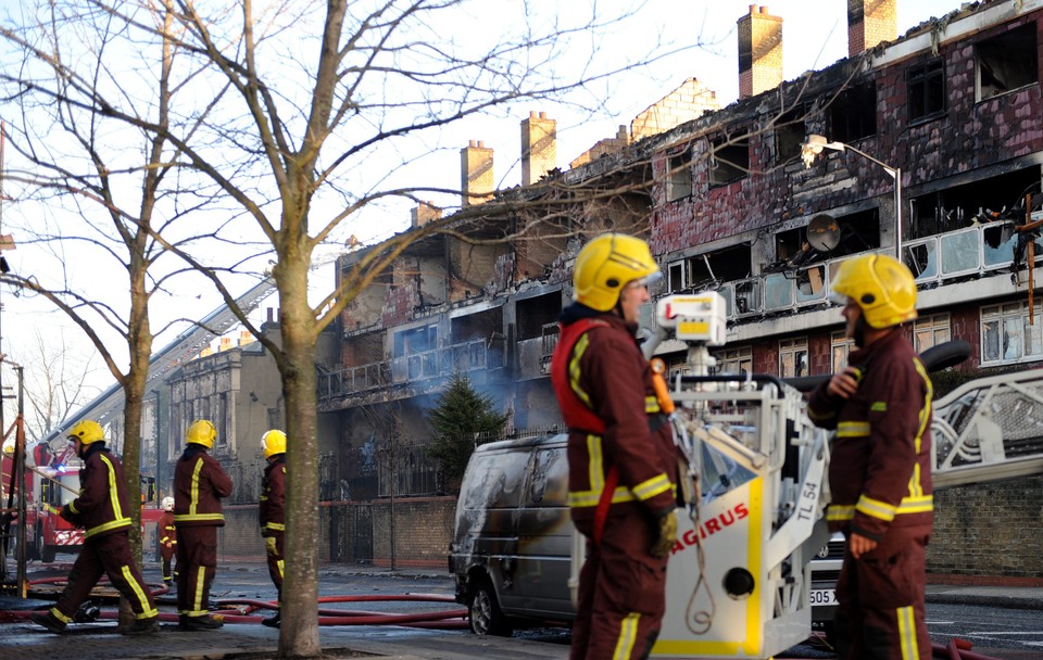 BRITAIN PECKHAM FIRE