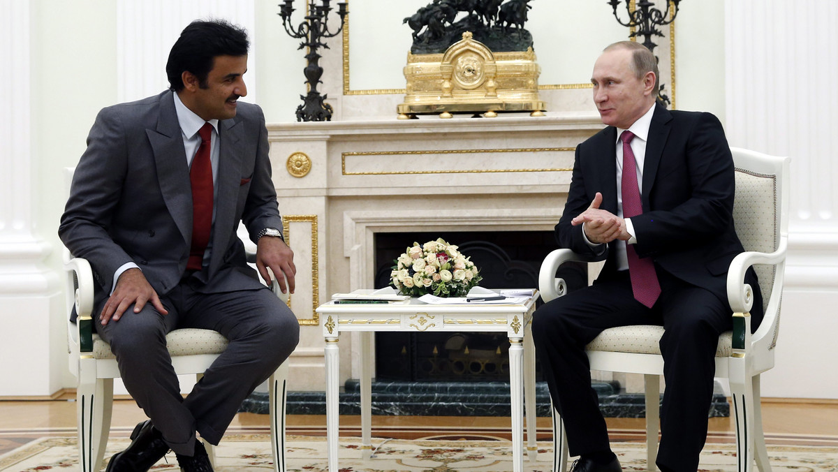 Prezydent Rosji Władimir Putin powiedział, że jego kraj liczy na uzgodnienie stanowisk z Katarem w energetyce, szczególnie w sferze gazowej. Putin mówił o tym na spotkaniu w Moskwie z emirem Kataru szejkiem Tamimem ibn Hamadem as-Sanim.