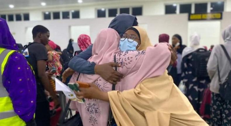 Nigerians who fled from war-torn Sudan reunite with family in Abuja [Politics Nigeria]
