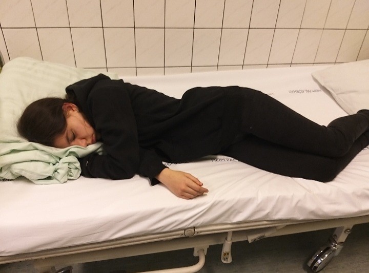 A lány nagyon súlyos állapotban került kórházba / Fotó: Blikk