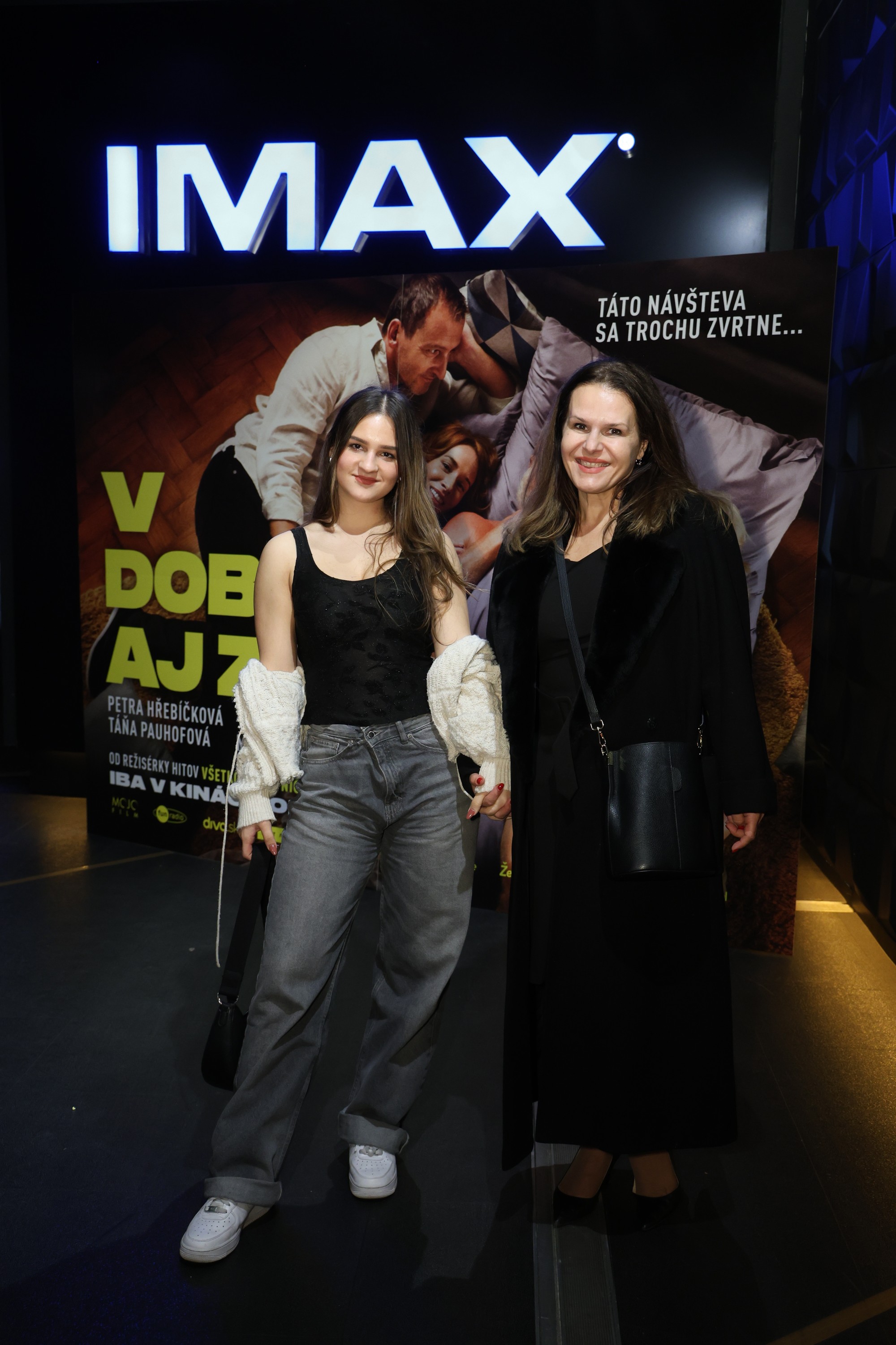 Premiéra komédie V dobrom aj zlom - Bibiána Ondrejková s dcérou.