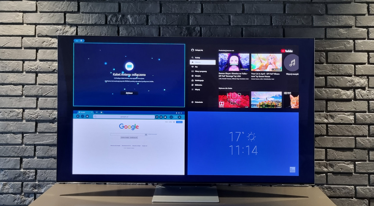 Telewizor Samsung QN900B — funkcja Multi View