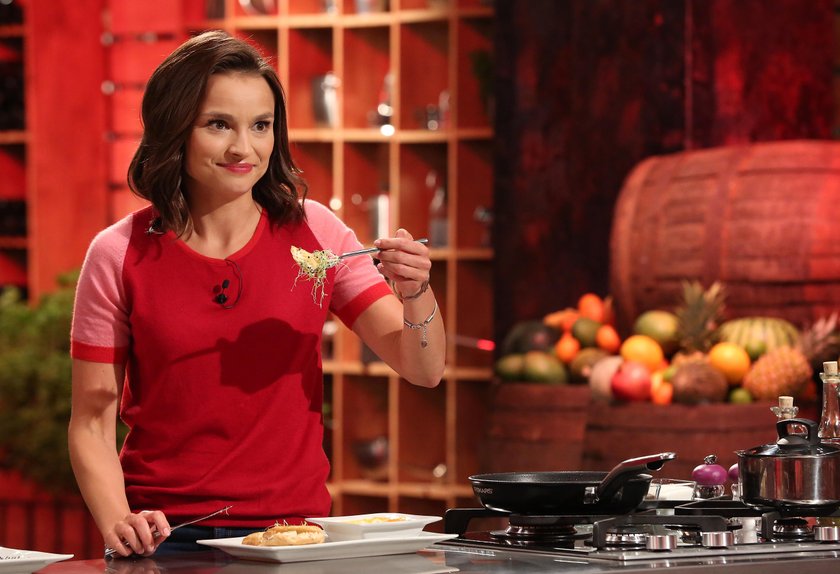 Anna Starmach na planie "Masterchefa"