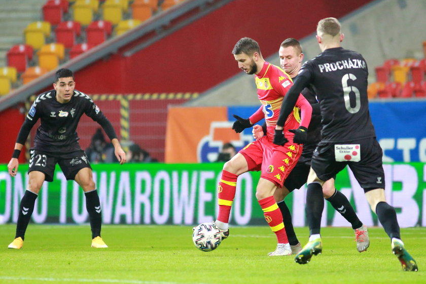 20.12.2020 JAGIELLONIA BIALYSTOK - GORNIK ZABRZE PKO BANK POLSKI EKSTRAKLASA PILKA NOZNA