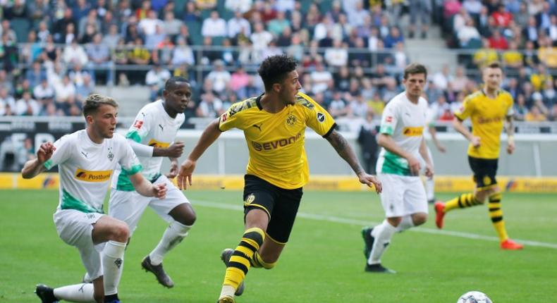 Jadon Sancho has caught the eye of Europe's top clubs with his explosive form for Borussia Dortmund this year