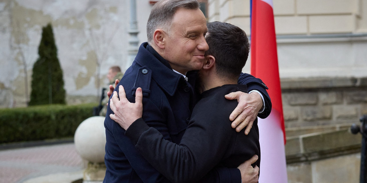 Prezydentów Dudę i Zełenskiego łączy przyjaźń.