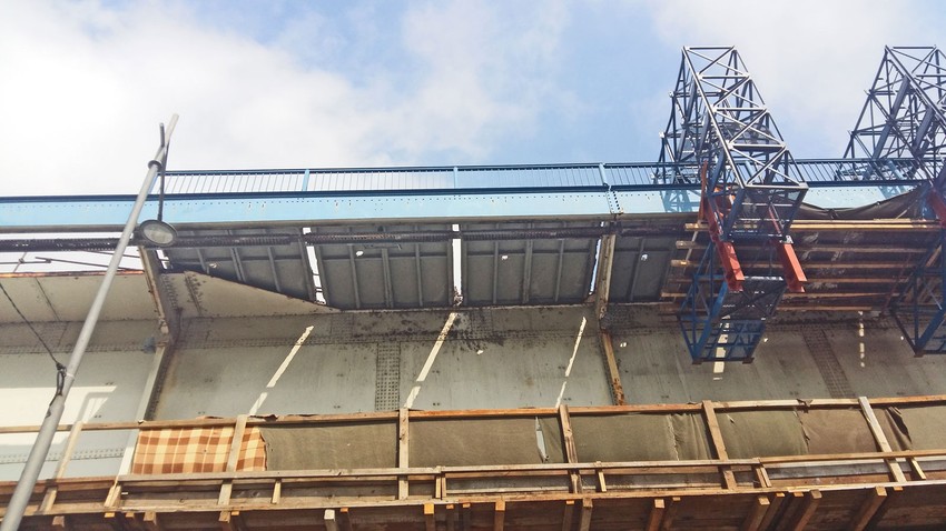 Pogled sa donje strane mosta