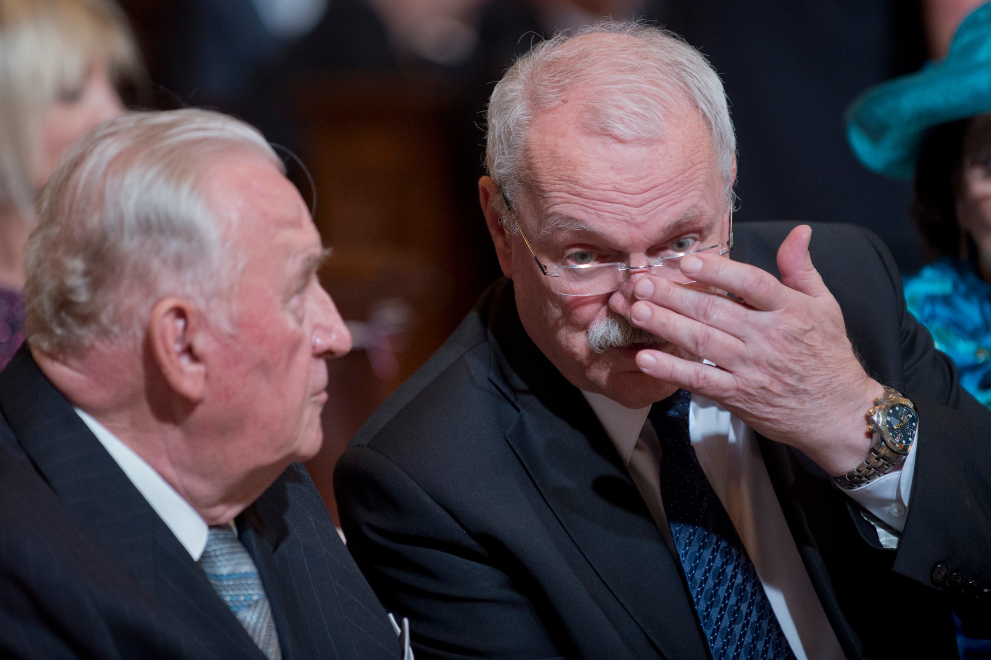 Bývalí prezidenti SR Michal Kováč a Ivan Gašparovič. 