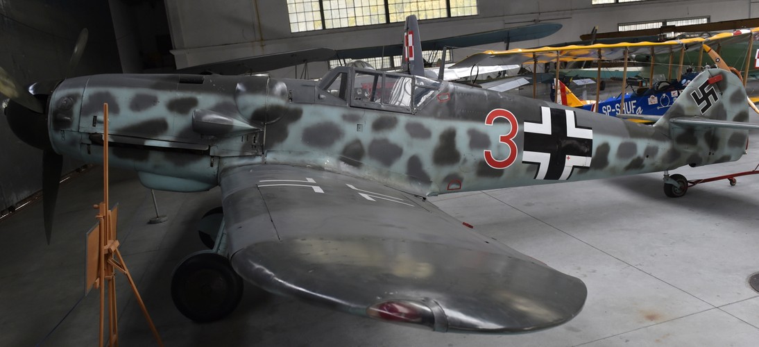 Messerschmitt Bf-109G-6 w Muzeum Lotnictwa Polskiego w Krakowie