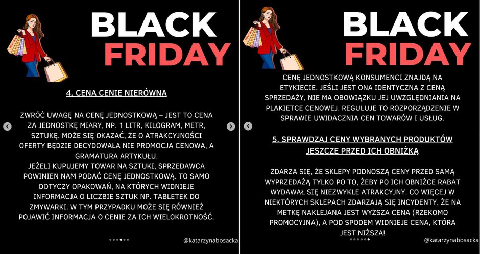 Katarzyna Bosacka radzi na Black Friday