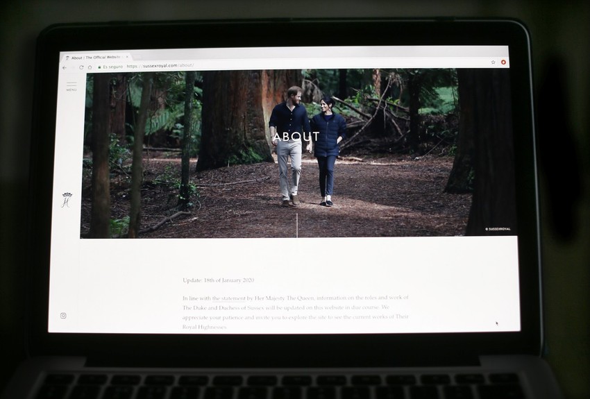 Šetnja u šumi kanadskog ostrva Vankuver - fotografija sa zvaničnog sajta kraljevskog para