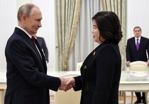 Vladimir Putin i Čoi Son Hui u Moskvi 4. novembra