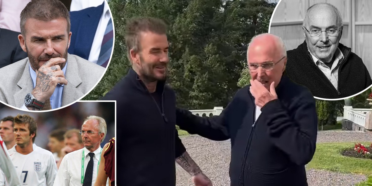 Sven-Goran Eriksson nie żyje. David Beckham wyjawił ostatnie słowa zmarłego trenera.