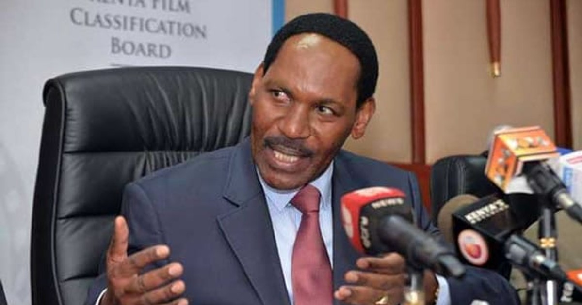 Kenya Film Classification Board (KFCB) CEO Ezekiel Mutua bans the ...