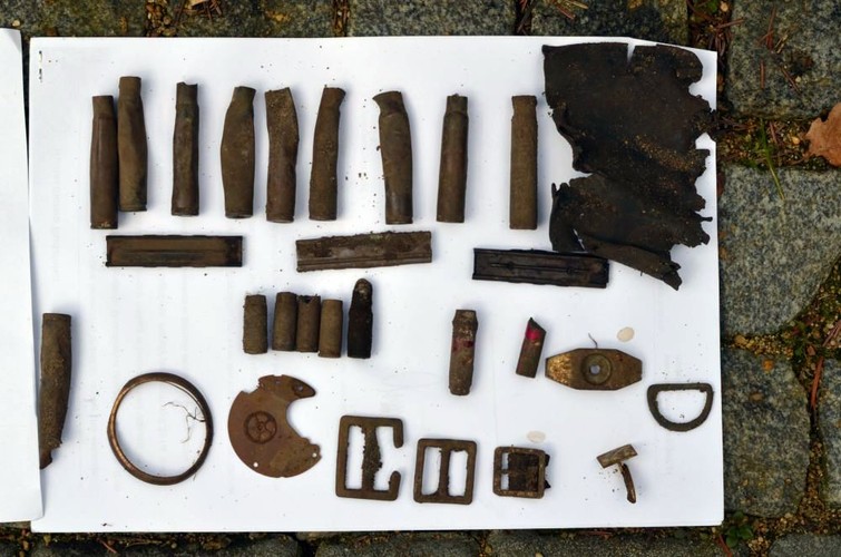 Ekshumacja w lesie koło Barutu